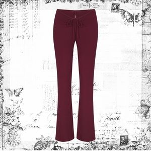 SKIMS Soft Lounge Ruched Pant in Wine size XS NWT!